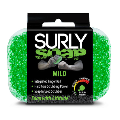 Emery Jensen mild full 7.5oz hand soap bar for household use, shown in a clear image of the soap bar.