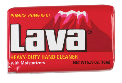 Emery Jensen Lava Bar Hand Soap in a 5.75 oz bar, designed for household use with a rugged soap appearance.