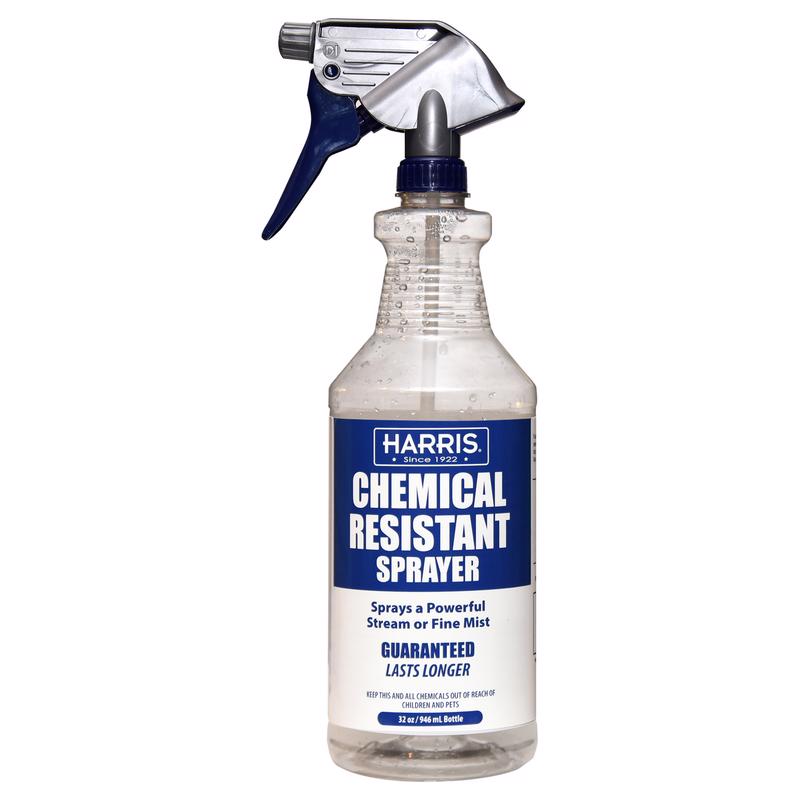 Emery Jensen 32oz Chem Resist Sprayer, a handheld spray bottle for chemical applications, with a durable plastic nozzle and handle.