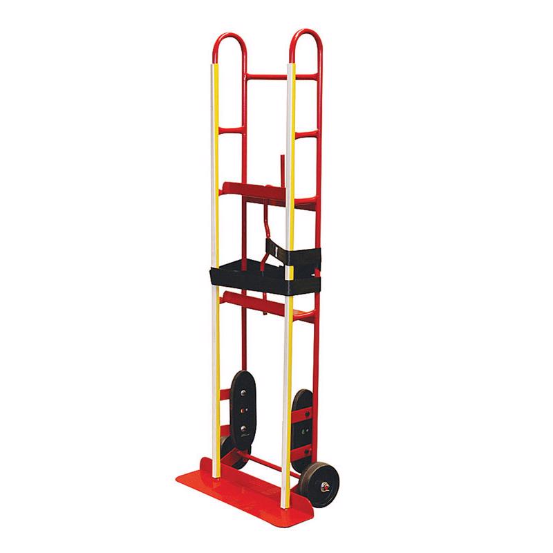 Emery Jensen hand truck appliance dolly with 800-pound capacity, featuring sturdy frame and ergonomic handle for heavy item transport.