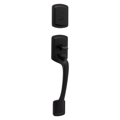 ENTRY HNDLSET MATTE BLK
