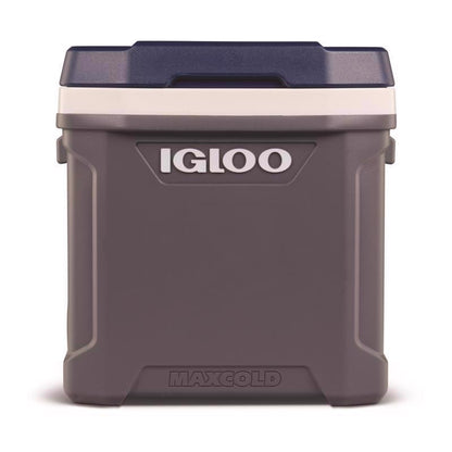 Gray Emery Jensen 62QT hard-sided cooler wheel, sturdy and durable for outdoor cooling and transportation.