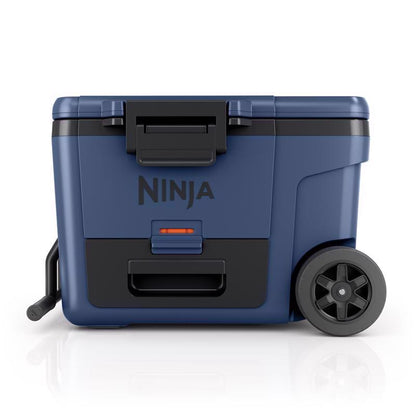 Blue RLR CLR 45QT hard-sided cooler by Emery Jensen with sturdy construction and secure lid for ice and food storage.