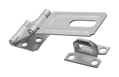 Emery Jensen DBL HNG SAF HASP zinc alloy hasp with 3.25-inch length for secure locking and storage.