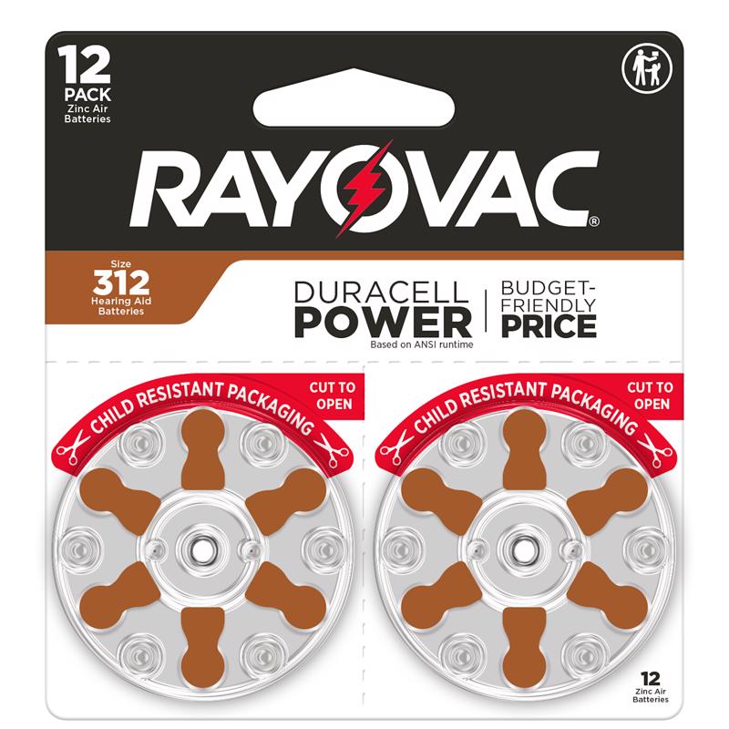 RV HRNG AID BTY 312 12PK