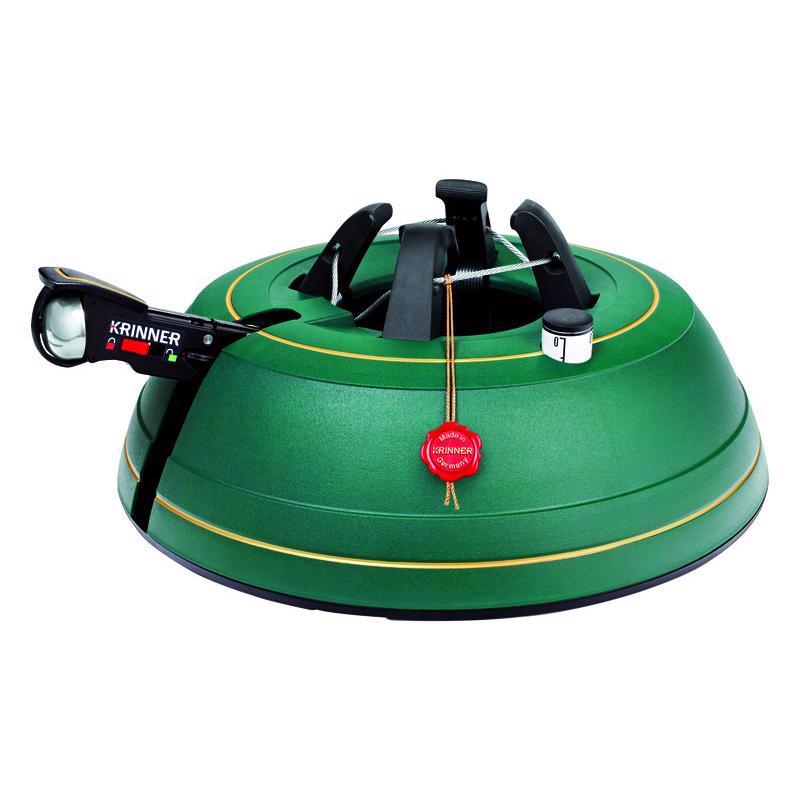 Emery Jensen Genie Tree Stande DLX M heavy-duty tree stand with sturdy metal construction and adjustable support for Christmas trees.