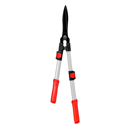 Emery Jensen hedge shears extended 35-inch garden pruning tool with sharp blades for trimming hedges and shrubs.