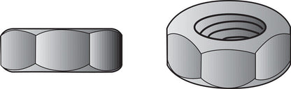 Emery Jensen HEX screw with 1/4-20 UNC thread, stainless steel finish, showing the hex head and threaded shaft.