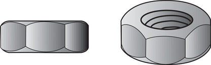 FIN NUT USS3/8-16 BX100