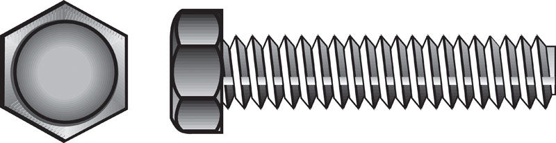 Emery Jensen HEX Tap Bolt Grade 2, 1/2 inch x 6 inch, box of 25, showing the hex head and threaded shank.