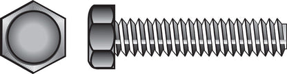 Emery Jensen Grade 2 hex tap bolt, 1/4 inch diameter and 1.5 inches long, with a box of 100 bolts, shown in the image.