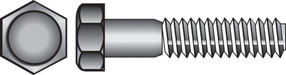 Emery Jensen HEX Grade 2 USS Z Bolts 1/2x3 1/2 inch, showing the zinc-plated hex bolts with threading and hex head design
