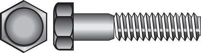 Emery Jensen USS Z 1/4x2 inch Grade 2 hex bolts, steel fasteners with hex heads for construction and repair projects.