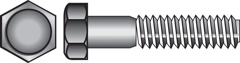 Hex grade 2 USS Z bolts by Emery Jensen, 3/8x1 1/2 inch size, showing the zinc-plated hex bolts for industrial use.