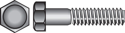 Hex grade 2 USS Z bolt from Emery Jensen, 3/8x5 1/2 inch size, showing the zinc-plated steel hex bolt with threaded shaft.