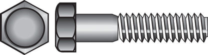 Emery Jensen HEX Grade 2 USS Z bolt, 5/16x3/4 inch, showing the zinc-plated hex bolt with threaded shaft and hex head.