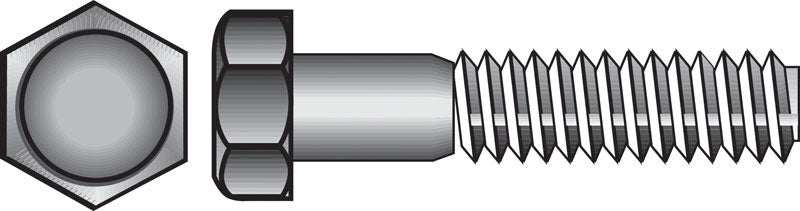 Emery Jensen Grade 2 USS Z hex bolt, 5/8 inch diameter by 1-1/2 inch length, displayed in a product image.
