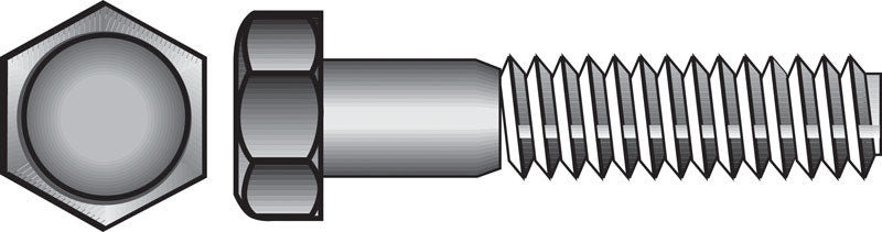 Emery Jensen Grade 2 USS Z HEX Bolt 7/16x4.5 inches, heavy-duty steel fastener with hex head for industrial applications.