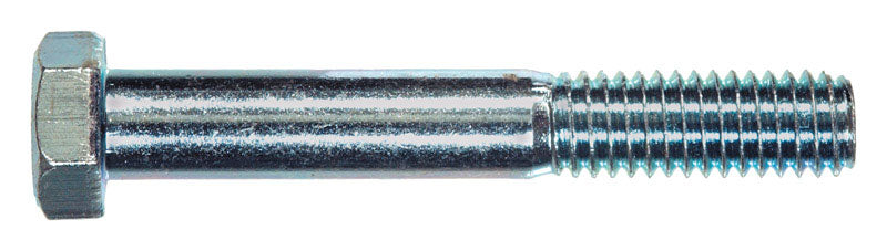 Emery Jensen HEX Grade 2 USS Z bolt, 7/16x5 inches, showing the zinc-plated hex bolt with threaded shaft and hex head.
