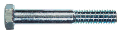 Emery Jensen HEX Grade 2 USS Z bolt, 7/16x5 inches, showing the zinc-plated hex bolt with threaded shaft and hex head.