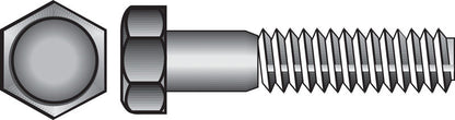 Emery Jensen HEX Grade 2 USS Z bolt, 7/16x6 inch zinc-plated steel hex bolt for heavy-duty fastening applications.