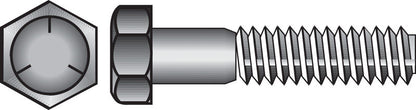 Hex grade 5 coarse USS hex cap by Emery Jensen, 1x5 inch size, showing the textured, durable steel hex cap for industrial use.
