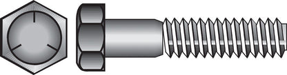 Emery Jensen HEX Grade 5 Coarse bolt, 5-1/2 inch by 10 inch, for industrial fastening, shown in close-up image.