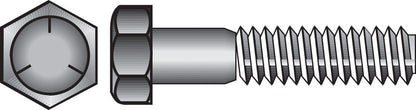 Emery Jensen USS HX CP Grade 5 coarse hex bolt, 3/4 inch by 2 inches, with a rugged metallic finish.