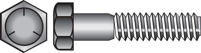Emery Jensen USS HX CP Grade 5 coarse hex bolt, 3/4 inch by 3/2 inch, showing the threaded head and metallic finish