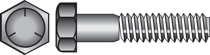 Emery Jensen Grade 5 coarse hex bolt, 5/16 inch diameter, 3 inches long for industrial fastening.