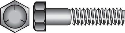 Emery Jensen HEX Grade 5 Coarse bolt in size 5/8x1 1/2, showing the hex head and threading for industrial fastening.