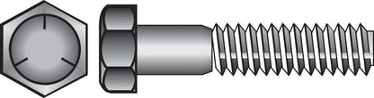 Emery Jensen HEX Grade 5 Coarse bolt, 5/8 inch by 4 inches, featuring a hex head and coarse threading for heavy-duty fastening.