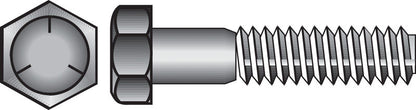 Emery Jensen hex grade 5 coarse bolt, 7/16 inch diameter and 3 1/2 inch length, standard USS HX CP style.