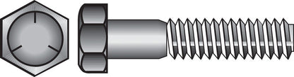 Emery Jensen HEX Grade 5 Coarse bolt, 7/16 inch diameter and 4 inches long, with a sturdy hex head for industrial fastening.