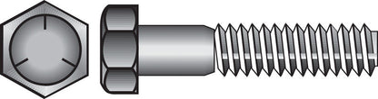 Emery Jensen Grade 5 Coarse HEX bolt in 5/16x5-1/2 size, showing the hex head and threaded shaft for industrial fastening.