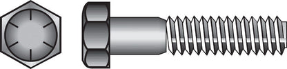 HEX CAP SCR 9/16X5 BX25