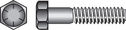 Emery Jensen Hex Grade 8 Coarse bolt, 1/2 inch by 1 1/4 inch, for heavy-duty fastening and industrial use.