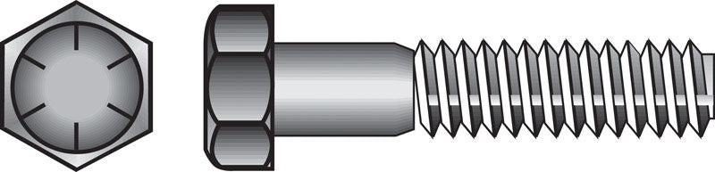 Emery Jensen Grade 8 coarse hex bolt, 5/8 inch by 3 1/2 inches, with a sturdy metal finish and hexagonal head.