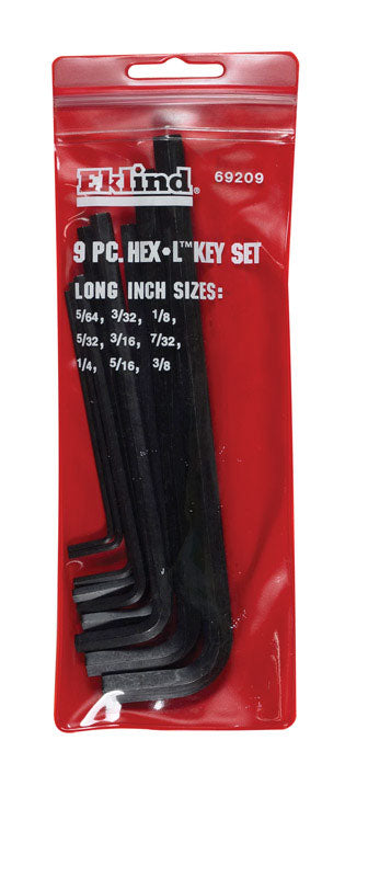 HEX KEY SET L LONG 9PC - Pack of 6