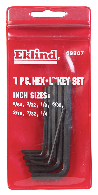 HEX KEY SET L SHORT 7PC - Pack of 6