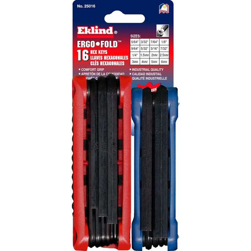 HEX KEY SET Met&sae 16PC
