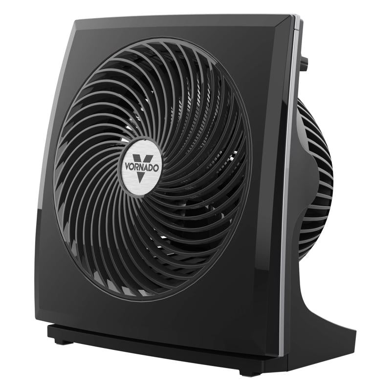 Emery Jensen high velocity AIR CIRCULTR 573T 10.3-inch fan with metal blades and sturdy frame for powerful air circulation.