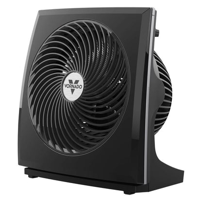 Emery Jensen high velocity AIR CIRCULTR 573T 10.3-inch fan with metal blades and sturdy frame for powerful air circulation.