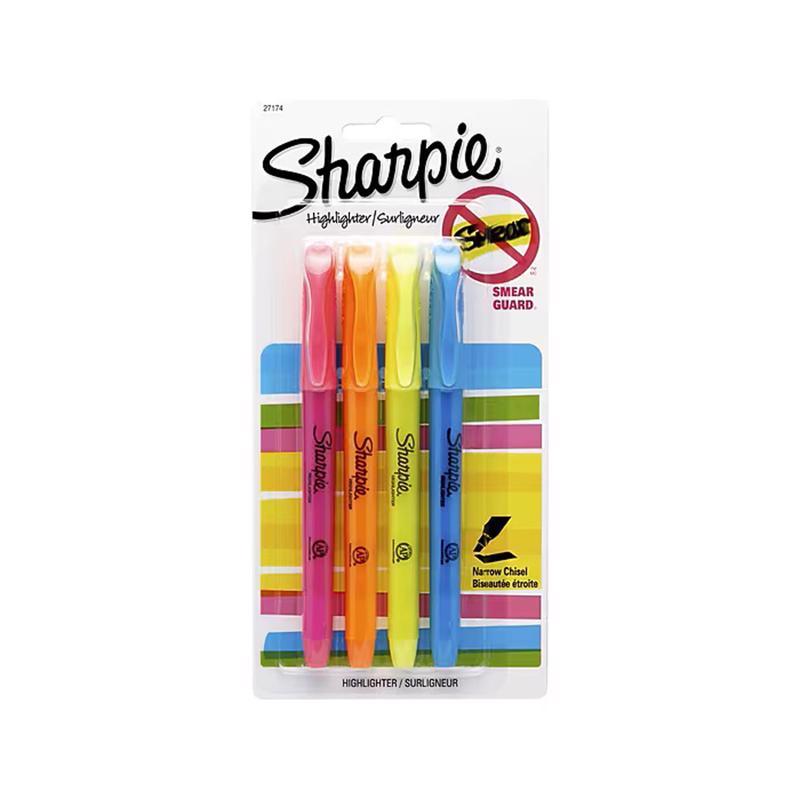 HIGHLIGHTER 4PK ASST