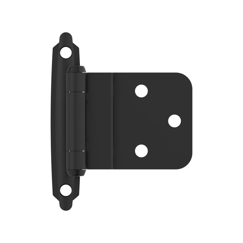Emery Jensen cabinet hinge FM FB 3/8 inch showing metal hinge with mounting plates for kitchen or furniture cabinets