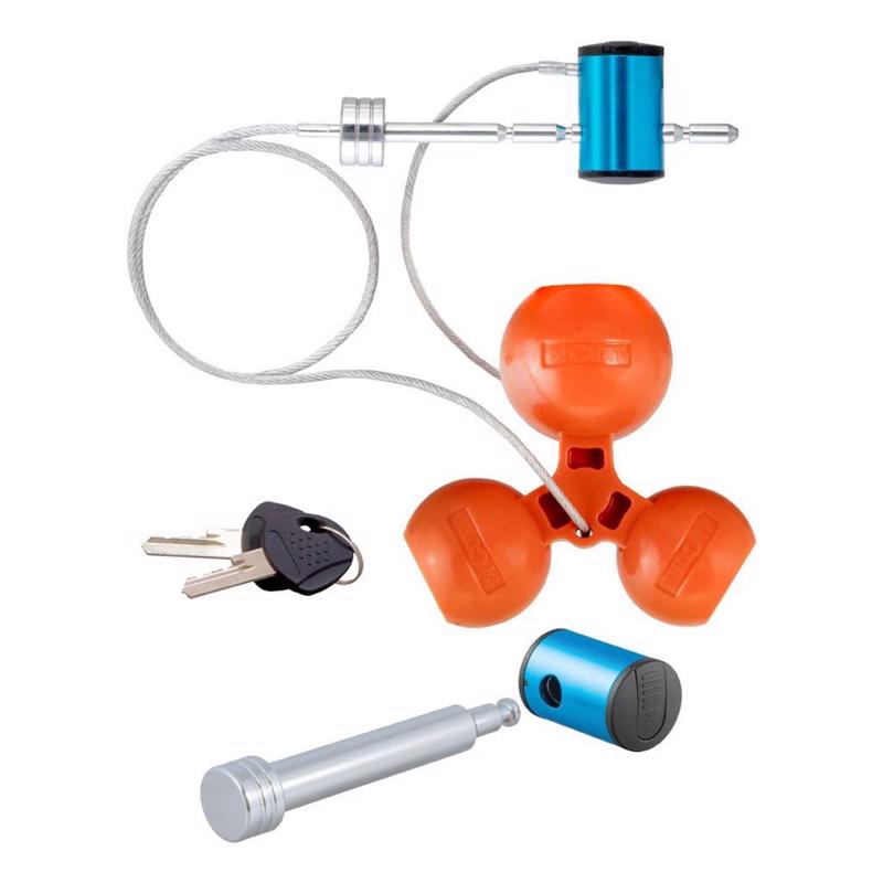 Emery Jensen CUPLR ball hitch for towing, made of steel, designed for secure trailer connection and towing accessories.