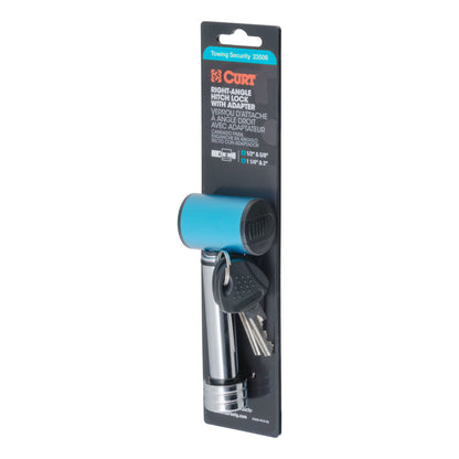Chrome locking hitch pin by Emery Jensen for secure towing and hitch ball connection in towing accessories.