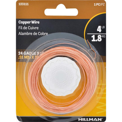 HBY WIRE COPPR 24GA 100'