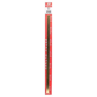BRASS STRIP 12X.032X1/2"