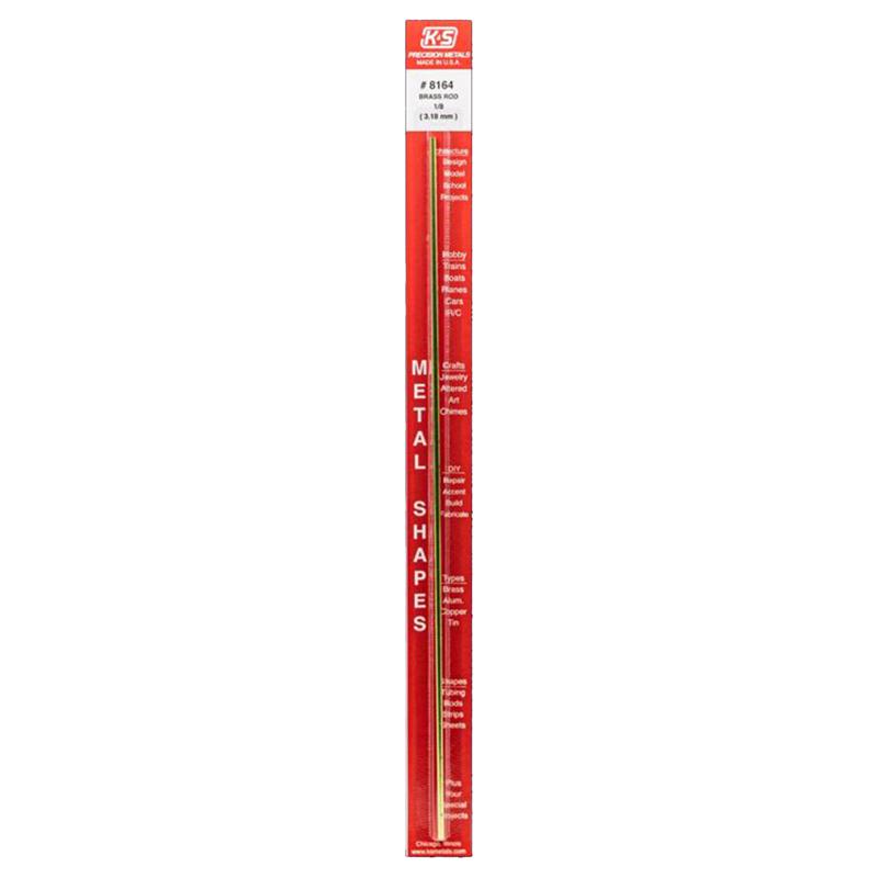 ROD SOLID BRASS 12X1/8"